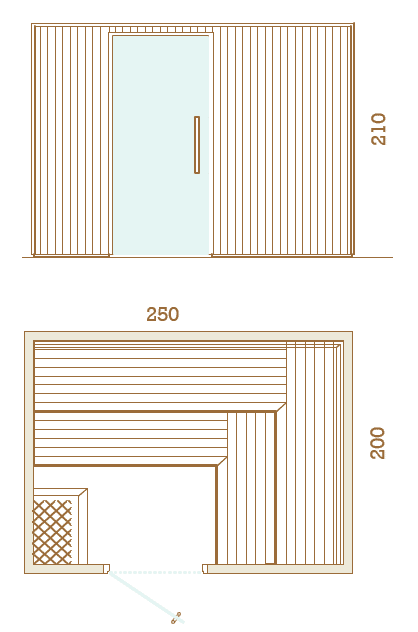 Plans D'étage 250 X 200 Cm