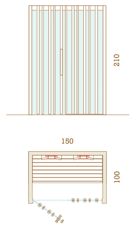 Plan D'étage 150 Cm X 100 Cm Irradia