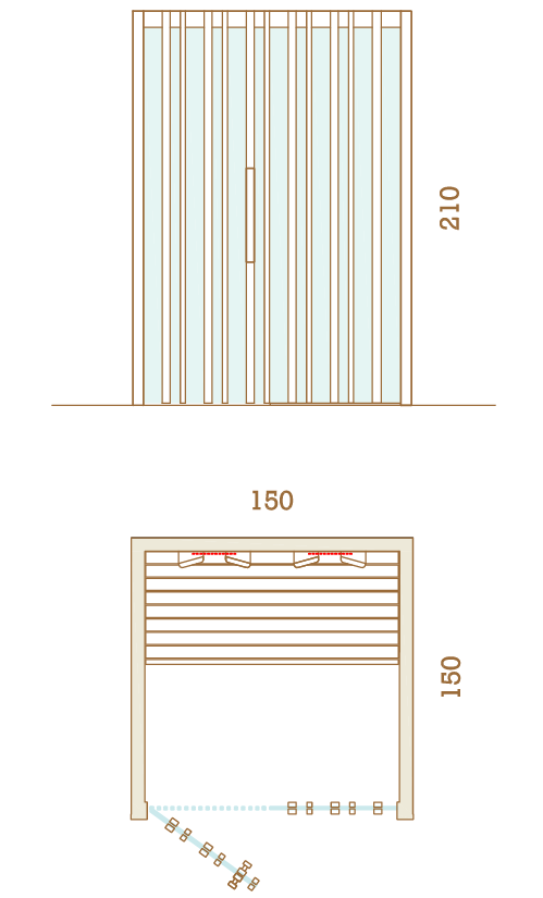 Plan D'étage 150 Cm X 150 Cm Irradia