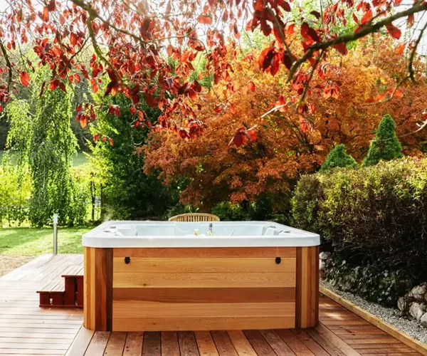 Spa Jacuzzi Rigide Habillage Bois Viskan